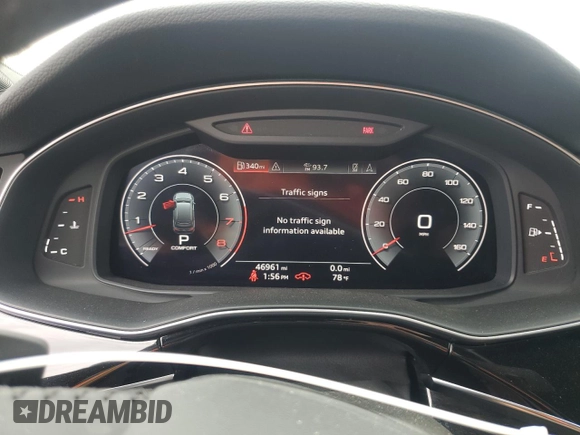 2020 Audi Q7 Premium Plus with VIN WA1LXAF70LD002518, listed as a Copart auction lot 51307775 with 46,961 mi miles and Salvage Title. Bid and sale history available at carsss.com. Image 9.