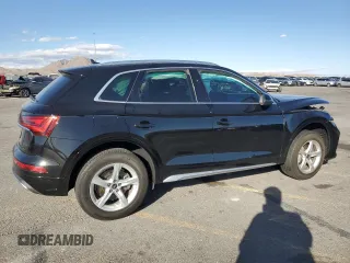 2023 Audi Q5 Premium with VIN WA1ABAFY4P2086178, listed as a Copart auction lot 43965375 with 21,883 mi miles and Salvage title. Bid and sale history available at DreamBid. Image 3.