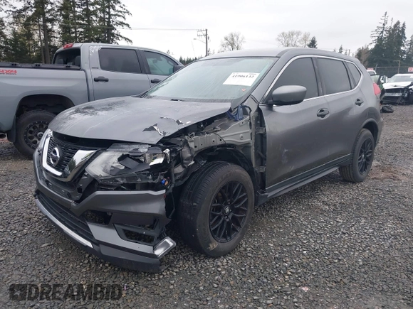 2017 Nissan Rogue SV with VIN KNMAT2MT0HP545534, listed as a IAAI auction lot 41906132 with 129,679 mi miles. Bid and sale history available at carsss.com. Image 18.