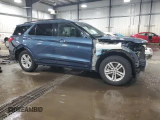 2020 Ford Explorer XLT with VIN 1FMSK8DH8LGA92497, listed as a Copart auction lot 53530385 with 82,241 mi miles and Salvage Title. Bid and sale history available at carsss.com. Image 4.