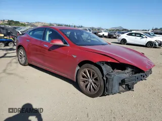 2016 Tesla Model S 70 with VIN 5YJSA1E17GF159171, listed as a Copart auction lot 57258495 with 119,849 mi miles and Salvage title. Bid and sale history available at DreamBid. Image 4.