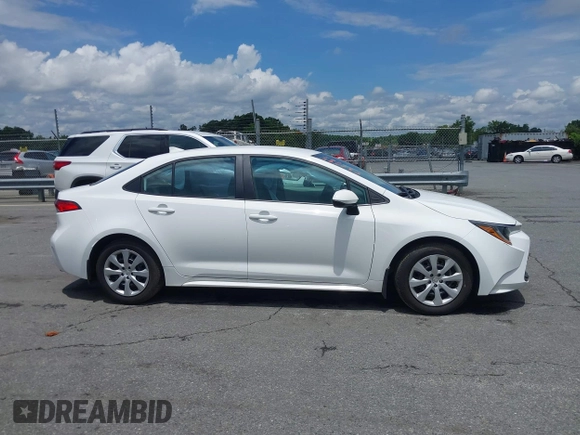 2024 Toyota Corolla LE with VIN 5YFB4MDE8RP215557, listed as a IAAI auction lot 42651885 with 11,907 mi miles and . Bid and sale history available at DreamBid. Image 13.