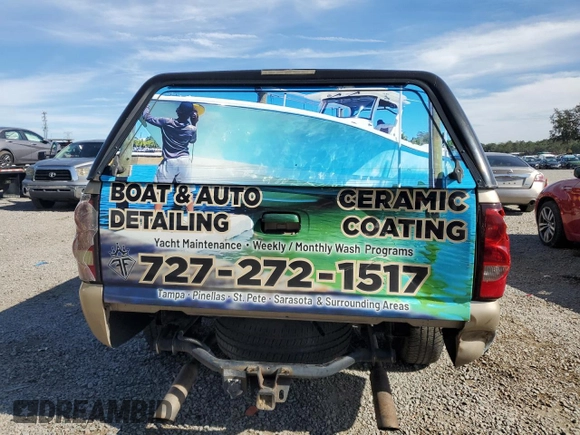 2004 Chevrolet Silverado 1500 LS with VIN 1GCEC14T64Z260685, listed as a Copart auction lot 86997384 with 0 mi miles and Salvage Title. Bid and sale history available at carsss.com. Image 6.