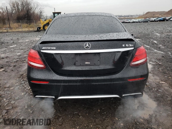 2018 Mercedes-Benz E-Class AMG E 63 S with VIN WDDZF8KBXJA293104, listed as a Copart auction lot 69405942 with 63,803 mi miles. Bid and sale history available at carsss.com. Image 6.