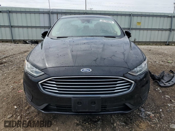 2020 Ford Fusion SE with VIN 3FA6P0LU6LR178414, listed as a Copart auction lot 55758625 with 38,102 mi miles and Salvage title. Bid and sale history available at DreamBid. Image 5.