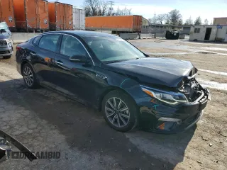 2019 Kia Optima EX with VIN 5XXGU4L17KG334350, listed as a Copart auction lot 43554635 with 55,465 mi miles and Salvage Title. Bid and sale history available at carsss.com. Image 4.