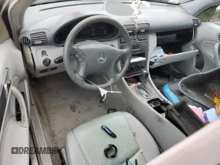 2004 Mercedes-Benz C 230 Kompressor with VIN WDBRF40J14A548030, listed as a Copart auction lot 80555724 with Not Provided miles and Salvage Title. Bid and sale history available at DreamBid. Image 8.