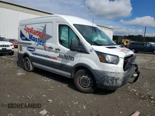 2018 Ford Transit with VIN 1FTYE1CM2JKA74311, listed as a Copart auction lot 73213294 with 94,924 mi miles and Salvage Title. Bid and sale history available at DreamBid. Image 4.