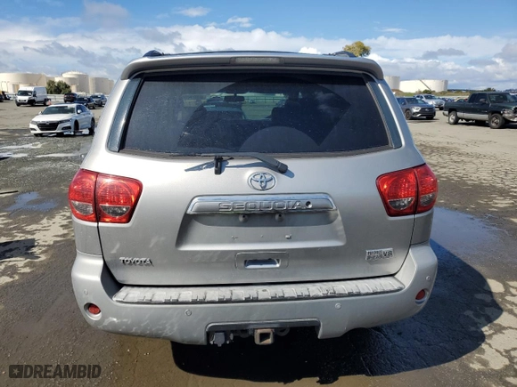 2008 Toyota Sequoia Ltd with VIN 5TDZY68A48S003119, listed as a Copart auction lot 48924195 with 206,589 mi miles and Salvage Title. Bid and sale history available at carsss.com. Image 6.