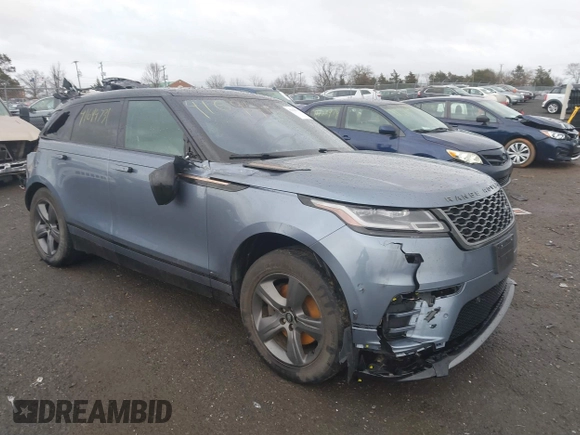 2021 Land Rover Range Rover Velar R-Dynamic S z VIN SALYT2EX7MA313759, wystawiony jako IAAI lot #41694731 z przebiegiem Nie podano mil oraz . Historia ofert i sprzedaży dostępna na DreamBid. Obrazek 1.