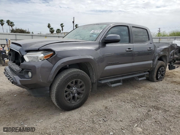 2021 Toyota Tacoma 2WD SR5 with VIN 5TFAZ5CN0MX105634, listed as a Copart auction lot 48075255 with 72,934 mi miles and Salvage Title. Bid and sale history available at carsss.com. Image 1.