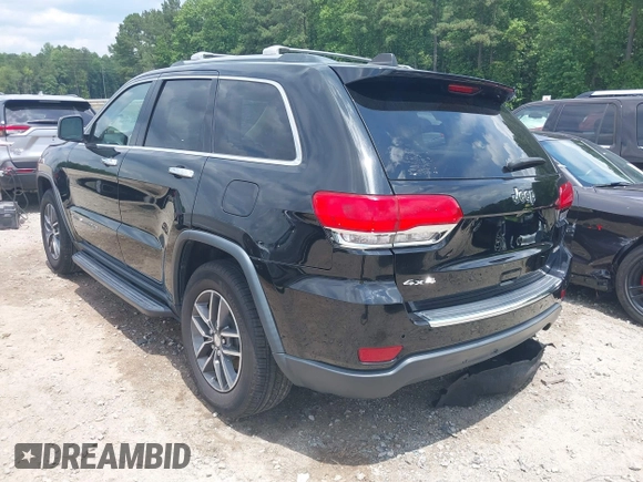 2017 Jeep Grand Cherokee Limited with VIN 1C4RJFBG8HC627895, listed as a IAAI auction lot 42477944 with 115,165 mi miles and . Bid and sale history available at DreamBid. Image 3.