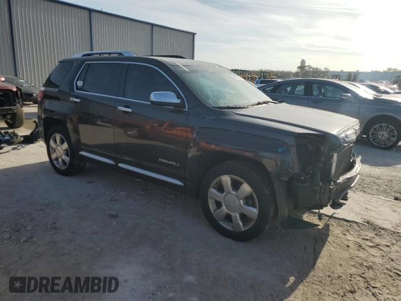 2013 GMC Terrain Denali with VIN 2GKFLYE38D6155500, listed as a Copart auction lot 47084335 with 99,643 mi miles and Salvage Title. Bid and sale history available at DreamBid. Image 4.
