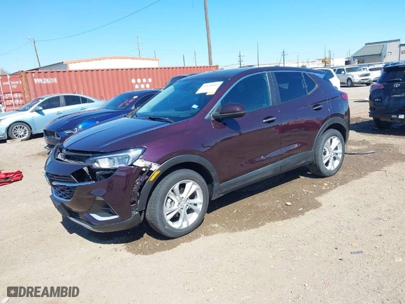 2021 Buick Encore GX Preferred with VIN KL4MMBS25MB156023, listed as a IAAI auction lot 41630064 with 55,541 mi miles. Bid and sale history available at carsss.com. Image 2.