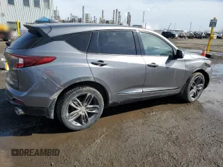 2023 Acura RDX w/A-Spec Package with VIN 5J8TC2H61PL801331, listed as a Copart auction lot 48678475 with 24,757 mi miles and Salvage title. Bid and sale history available at DreamBid. Image 3.