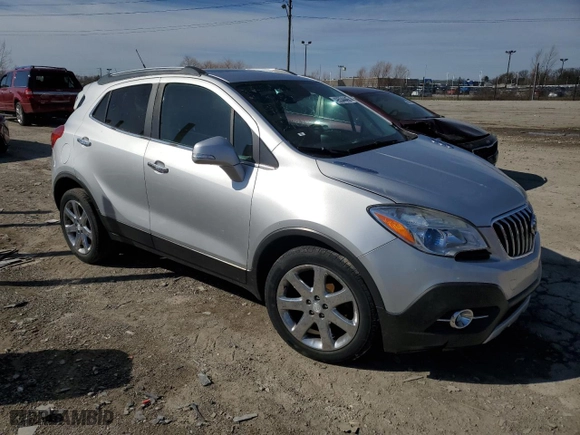 2014 Buick Encore Leather with VIN KL4CJCSB2EB590430, listed as a Copart auction lot 49534445 with 145,668 mi miles and Salvage Title. Bid and sale history available at carsss.com. Image 4.