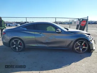 2022 Infiniti Q60 Red Sport 400 with VIN JN1FV7LL2NM680688, listed as a IAAI auction lot 41263397 with 14,001 mi miles and . Bid and sale history available at DreamBid. Image 13.