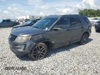 2017 Ford Explorer Sport z VIN 1FM5K8GT2HGB72298, wystawiony jako Copart lot #63648375 z przebiegiem 162 178 mil mil oraz Szkoda całkowita • Salvage title. Historia ofert i sprzedaży dostępna na DreamBid. Obrazek 1.