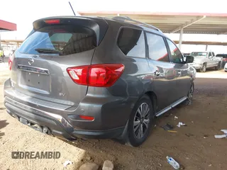 2017 Nissan Pathfinder S with VIN 5N1DR2MN5HC606019, listed as a IAAI auction lot 41637779 with 133,128 mi miles and . Bid and sale history available at DreamBid. Image 4.