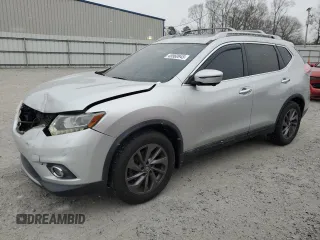2016 Nissan Rogue SL with VIN 5N1AT2MT9GC899392, listed as a Copart auction lot 45960945 with 56,016 mi miles and Salvage Title. Bid and sale history available at carsss.com. Image 1.