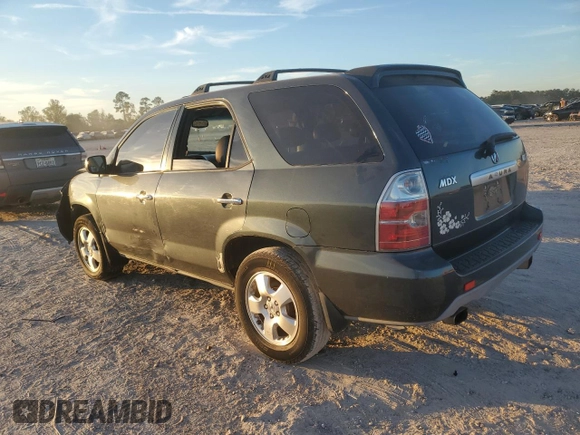 2005 Acura MDX with VIN 2HNYD18235H512433, listed as a Copart auction lot 82183444 with 169,877 mi miles and Salvage Title. Bid and sale history available at carsss.com. Image 2.