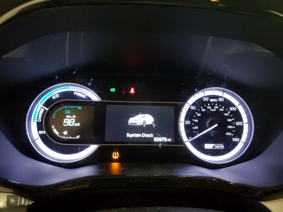 2020 Kia Niro LXS with VIN KNDCB3LC8L5439808, listed as a Copart auction lot 88353675 with 63,875 mi miles and Clean Title. Bid and sale history available at carsss.com. Image 9.