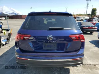 2022 Volkswagen Tiguan SE with VIN 3VV3B7AX2NM066793, listed as a Copart auction lot 63607975 with 10,101 mi miles and Salvage title. Bid and sale history available at DreamBid. Image 6.
