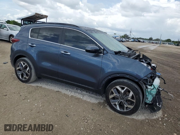 2022 Kia Sportage EX with VIN KNDPN3AC1N7995154, listed as a Copart auction lot 61597465 with 63,626 mi miles and Non repairable. Bid and sale history available at DreamBid. Image 4.