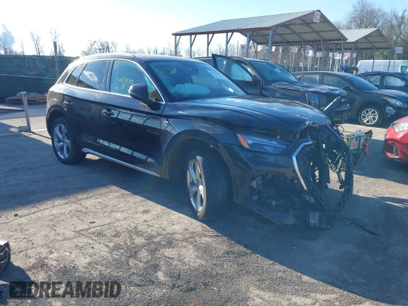 2022 Audi Q5 S line Premium Plus with VIN WA1EAAFY4N2139947, listed as a IAAI auction lot 41631689 with 40,746 mi miles and . Bid and sale history available at DreamBid. Image 1.