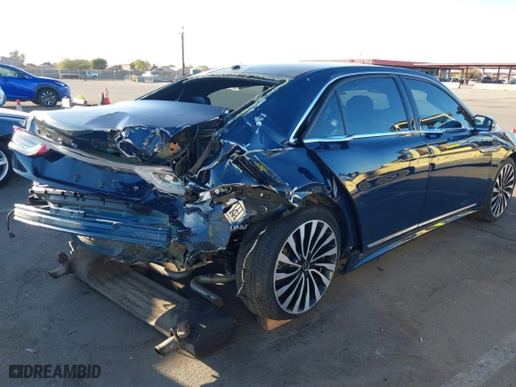2017 Lincoln Continental Black Label with VIN 1LN6L9BC0H5612741, listed as a IAAI auction lot 41673996 with 83,551 mi miles. Bid and sale history available at carsss.com. Image 4.