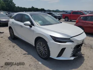 2024 Lexus RX with VIN 2T2BAMCAXRC071481, listed as a Copart auction lot 59457934 with 9,874 mi miles and Salvage Title. Bid and sale history available at carsss.com. Image 4.