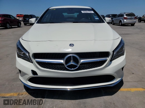 2018 Mercedes-Benz CLA with VIN WDDSJ4EBXJN572890, listed as a Copart auction lot 62683163 with 47,608 mi miles. Bid and sale history available at carsss.com. Image 5.