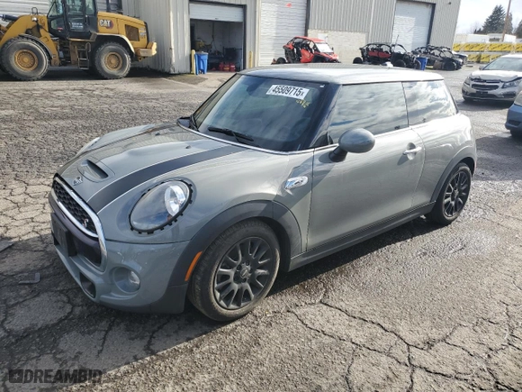 2019 MINI Hardtop 2 Door Cooper S with VIN WMWXP7C50K2A52889, listed as a Copart auction lot 45509715 with 56,872 mi miles and Salvage Title. Bid and sale history available at carsss.com. Image 1.