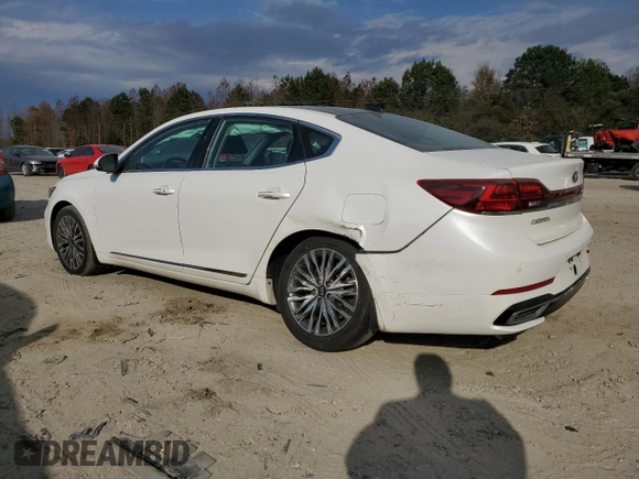 2020 Kia Cadenza Technology with VIN KNALC4J1XL5232922, listed as a Copart auction lot 83203434 with 57,957 mi miles and Salvage Title. Bid and sale history available at carsss.com. Image 2.