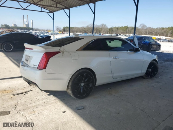 2015 Cadillac ATS Coupe Standard RWD with VIN 1G6AA1RX8F0116968, listed as a Copart auction lot 43920735 with 89,552 mi miles and Salvage Title. Bid and sale history available at carsss.com. Image 3.