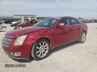 2009 Cadillac CTS RWD with VIN 1G6DJ577390142843, listed as a Copart auction lot 53993095 with 128,072 mi miles and Salvage title. Bid and sale history available at DreamBid. Image 1.