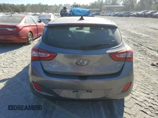 2016 Hyundai Elantra GT with VIN KMHD35LHXGU303549, listed as a Copart auction lot 74973834 with 0 mi miles and Salvage Title. Bid and sale history available at carsss.com. Image 6.