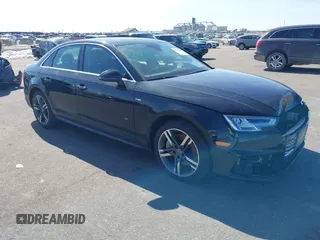 2018 Audi A4 Premium Plus with VIN WAUENAF42JA074259, listed as a IAAI auction lot 41774298 with 147,162 mi miles. Bid and sale history available at carsss.com. Image 1.