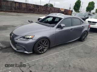 2014 Lexus IS 350 with VIN JTHBE1D22E5003874, listed as a Copart auction lot 54515045 with 57,179 mi miles and Salvage title. Bid and sale history available at DreamBid. Image 1.
