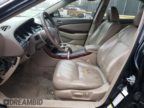 2003 Acura TL Type S with VIN 19UUA56863A017216, listed as a Copart auction lot 46804045 with 207,769 mi miles and Salvage Title. Bid and sale history available at carsss.com. Image 7.