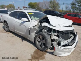 2016 Dodge Charger SXT with VIN 2C3CDXHG0GH332848, listed as a IAAI auction lot 41820072 with 123,626 mi miles. Bid and sale history available at carsss.com. Image 1.