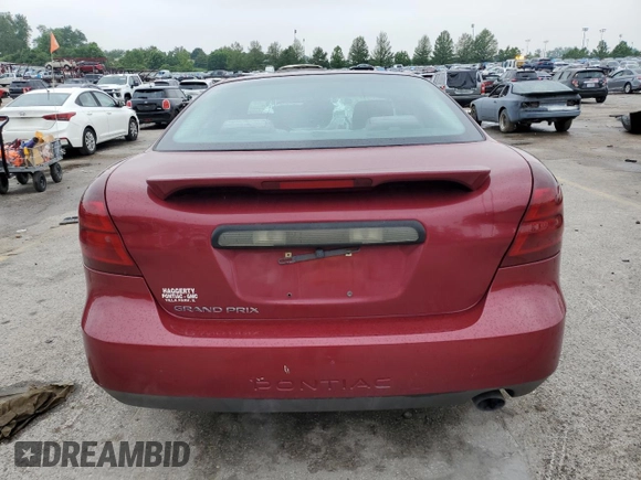 2005 Pontiac Grand Prix z VIN 2G2WP522751244312, wystawiony jako Copart lot #59796455 z przebiegiem 176 586 mil mil oraz Szkoda całkowita • Salvage title. Historia ofert i sprzedaży dostępna na DreamBid. Obrazek 6.