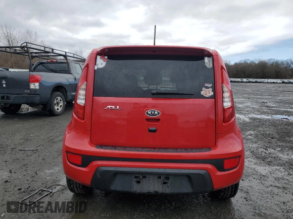 2012 Kia Soul + with VIN KNDJT2A6XC7464161, listed as a Copart auction lot 49584255 with 81,051 mi miles and Clean Title. Bid and sale history available at carsss.com. Image 6.