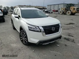 2023 Nissan Pathfinder Platinum with VIN 5N1DR3DJ2PC212026, listed as a Copart auction lot 86143374 with 21,194 mi miles and Salvage Title. Bid and sale history available at carsss.com. Image 12.
