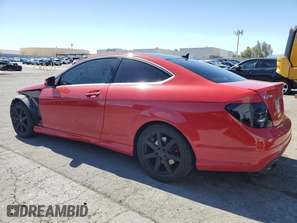 2013 Mercedes-Benz C 250 with VIN WDDGJ4HB1DG037795, listed as a Copart auction lot 49511715 with 116,300 mi miles and Salvage Title. Bid and sale history available at DreamBid. Image 2.
