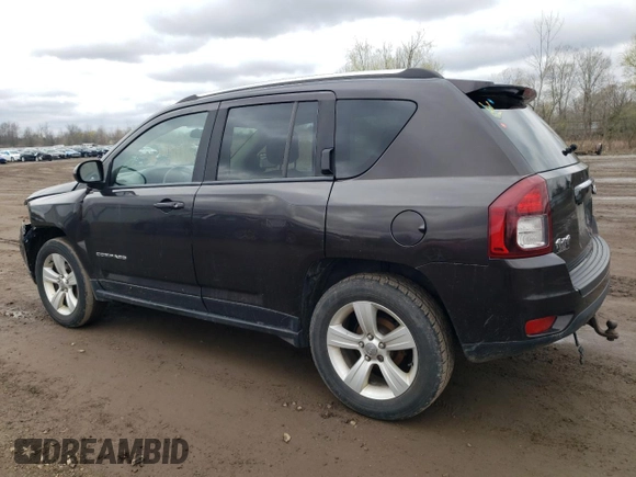 2014 Jeep Compass Sport with VIN 1C4NJDBB9ED670610, listed as a Copart auction lot 52691825 with 150,525 mi miles and Salvage Title. Bid and sale history available at carsss.com. Image 2.