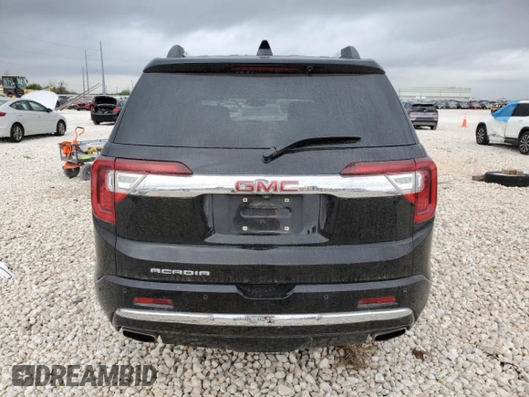 2020 GMC Acadia Denali with VIN 1GKKNPLS6LZ142597, listed as a Copart auction lot 50744275 with 63,053 mi miles and Salvage title. Bid and sale history available at DreamBid. Image 6.