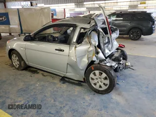 2008 Hyundai Accent GS with VIN KMHCM36C88U091524, listed as a Copart auction lot 47637975 with 0 mi miles and Salvage Title. Bid and sale history available at carsss.com. Image 2.