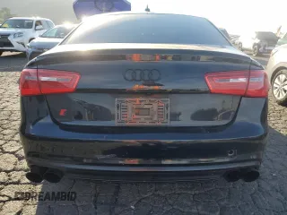 2013 Audi S6 Prestige with VIN WAUJ2AFC7DN143877, listed as a Copart auction lot 80368324 with 0 mi miles and Salvage Title. Bid and sale history available at carsss.com. Image 6.