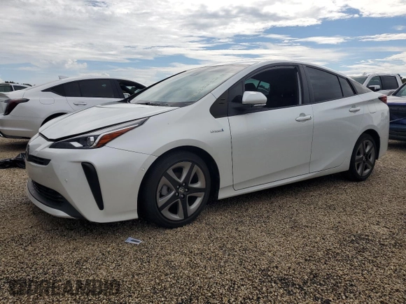 2021 Toyota Prius L Eco с VIN JTDKAMFU5M3142128, выставлен на аукционе Copart как лот 73832324 с пробегом 21 460 миль миль и Списание • Salvage title. История ставок и продаж доступна на DreamBid. Изображение 1.
